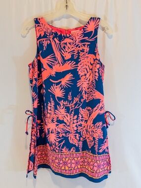 Lilly Pulitzer Donna Shift Romper in Indigo Night Caw - size 2